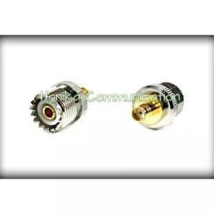 KONEKTOR PL FEMALE TO SMA FEMALE SAMBUNGAN PL259 RADIO HT CONNECTOR KE PROMO TERBATAS