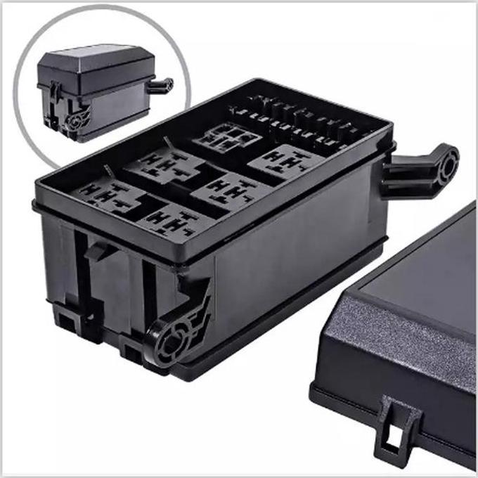 Sale Dc 12V Car Marine 6-Way Relay / 6 Slot Blade Fuse Holder Box Block / Mobil Relay 6 Way