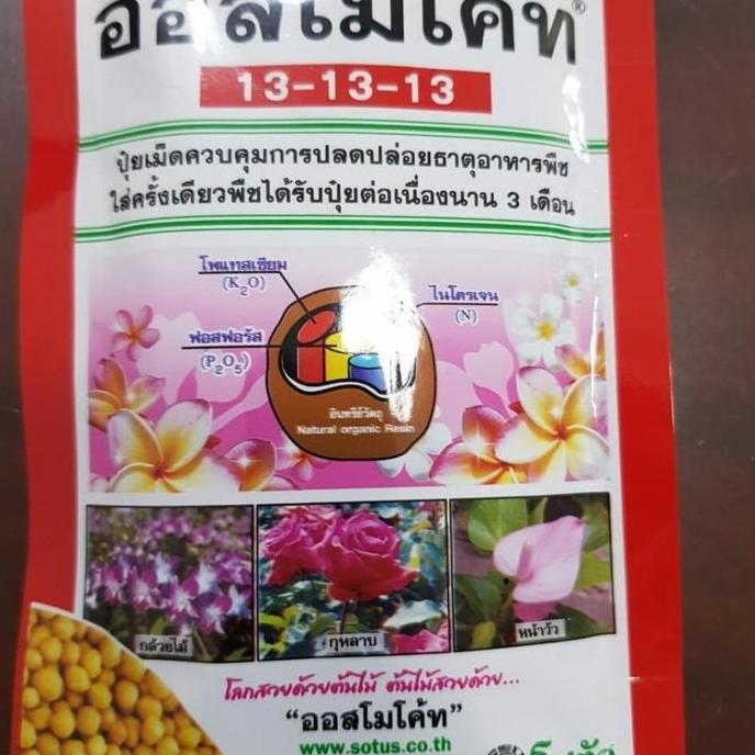 PUPUK TANAMAN DEKASTAR OSMOCOTE 13 13 13 THAILAND KEMASAN ASLI 100 GR