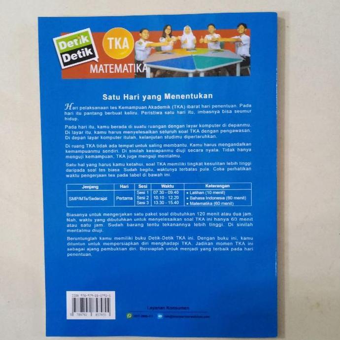 Detik Detik TKA SMP Matematika Bahasa Indonesia