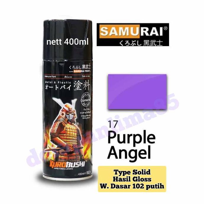 Samurai Paint 17 Purple Angel/ungu/cat semprot/pylox/pilok
