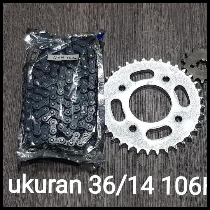 GRATIS ONGKIR GEAR SET SUPRA FIT NEW BAJA GOLD 