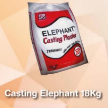 CASTING ELEPHANT 18KG / KASTING ELEPHANT / PLASTER ELEPHANT