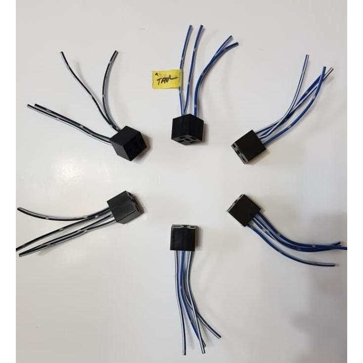 Socket Relay Kaki 4 / Soket Relay Kaki 4 / Relay Kaki 4 Plus Kabel