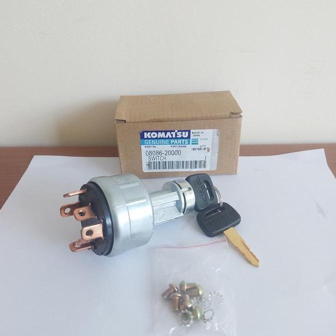 Promo Kunci Kontak 08086-20000 Komatsu Pc200 Ignition Switch 08086-10000