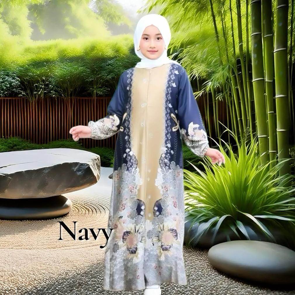 Gratong Gamis Anak Medina Silk Premium | Gamis Kids Medina