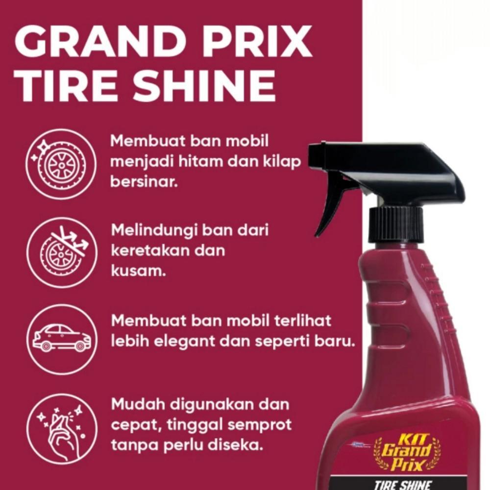 Terlaris Kit Grand Prix Tire Shine 400Ml Semir Ban Mobil
