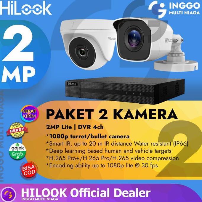 Promo Paket Cctv 4 Kamera 2Mp Hilook Murah Hdd 1Tb