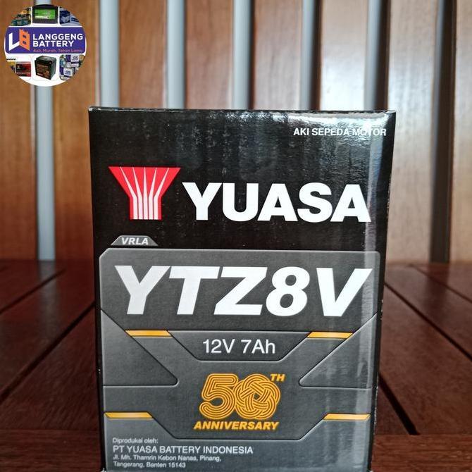 Aki motor Yamaha XMAX YTZ8V / GTZ8V YUASA AKI KERING