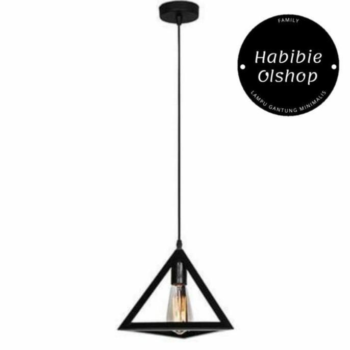 Lampu Gantung Minimalis Lampu Cafe Segitiga