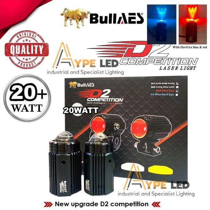 ORINAL BULLAES D2 LASER 20 TT BULLAES TEROOF | LAMPU TEMBAK LASER AES | LAMPU KABUT 2 RNA BULLAES