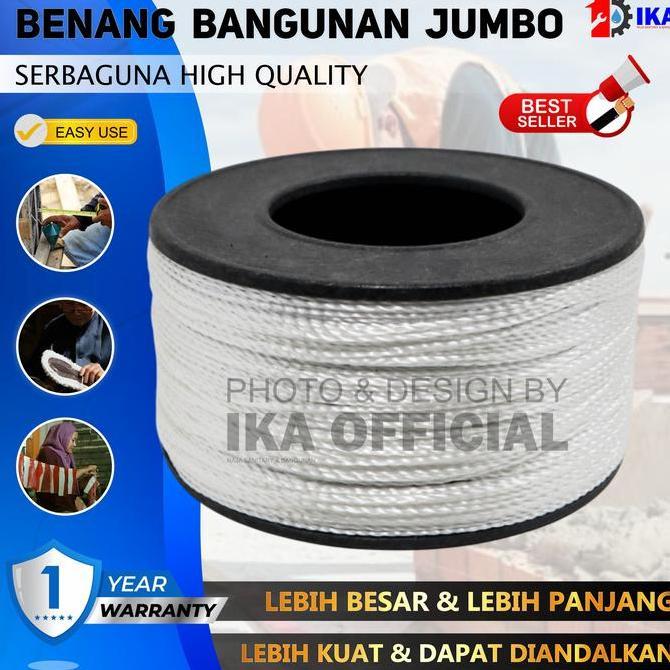 BOVANA BENANG BANGUNAN NYLON BENANG NYLON BENDERA LAYANGAN TANPA SAMBUNGAN MURAH 1 ROLL KUAT BAGUS /