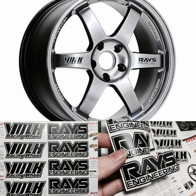 TE37 Volk Rays sticker copy1:1 original