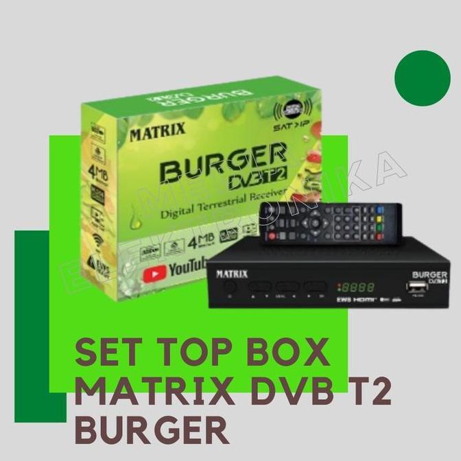 Set Top Box DVB T2 Matrix Burger