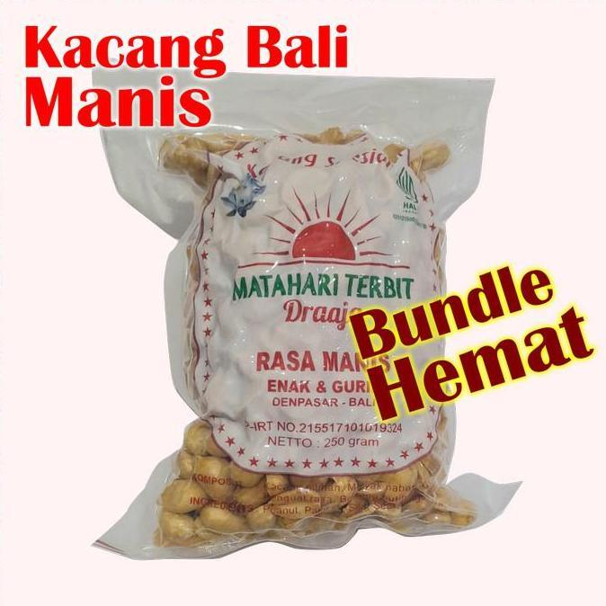 Kacang Bali Matahari Terbit rasa manis 250 gram