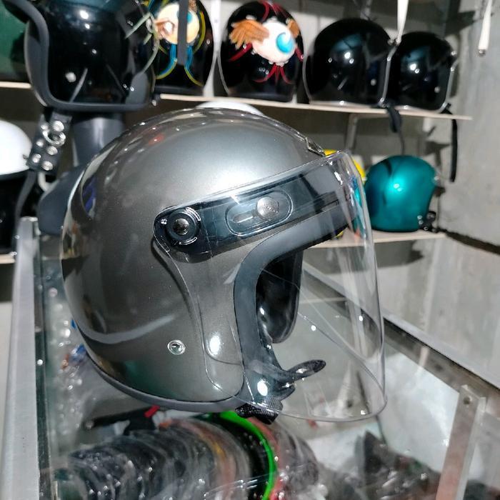 Slim Head+Kaca Original Slim Merek Norisk , Motorcycle Original Dan Terpercaya