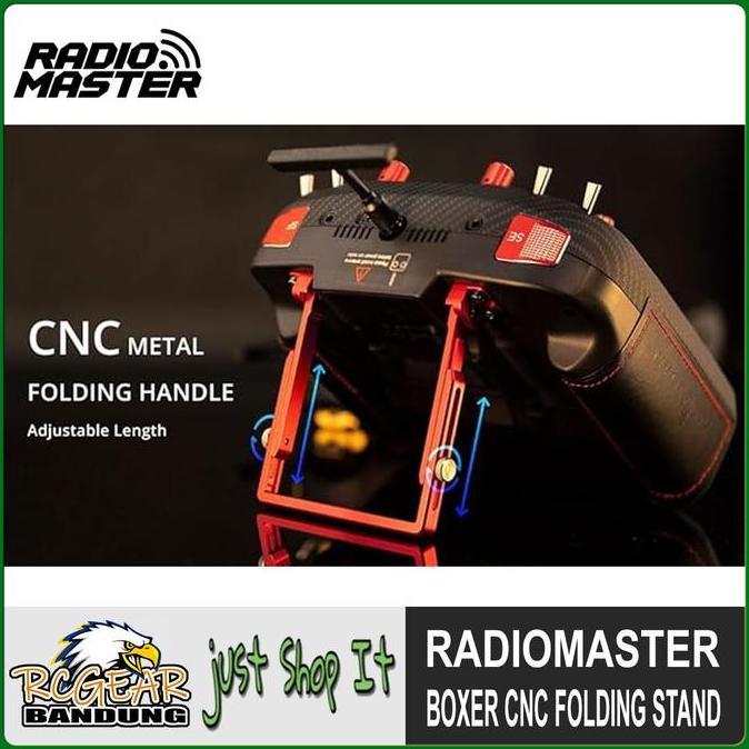 RADIOMASTER BOXER MAX CNC METAL FOLDING STAND ADJUSTABLE LENGTH ORIGINAL DAN TERPERCAYA