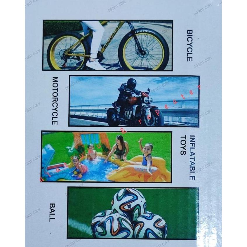 Supotsu- Pompa Kaki Pompa Injak Mini Portable Untuk Ban Motor Sepeda Bola