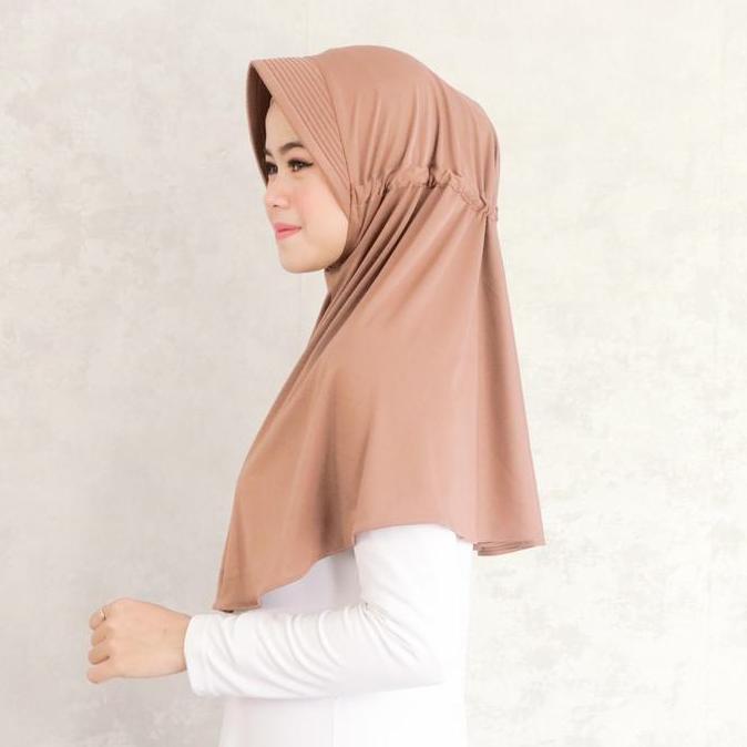 Hijab Instan Hamidah Serut/Jilbab Serut Hamidah Nyaman Simple
