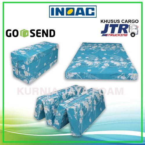 kasur lipat 4 busa inoac d 23 eon 145 x 200 x 15 cm