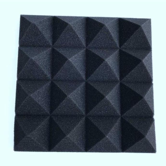 Busa Peredam Suara Ruangan Kamar Foam Dinding Studio Telur Piramid 12Pcs