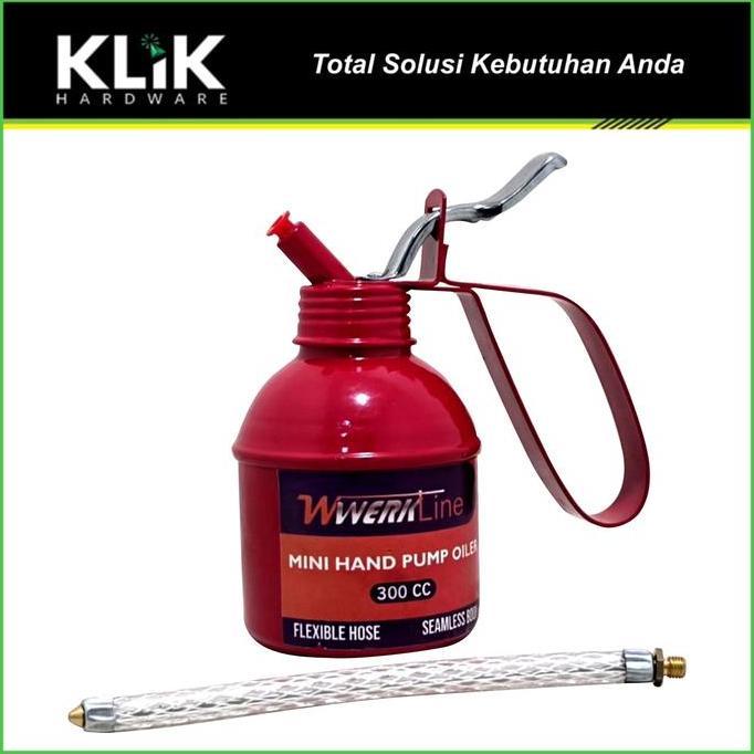 New- Werkline Oli Can 300 Ml Oil Can - Botol Kaleng Semprotan Oli 300 Cc