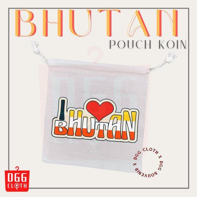 Dggcloth Pouch Koin Souvenir Bhutan Dompet Koin Oleh Oleh Thimphu 2 Murah Meriah