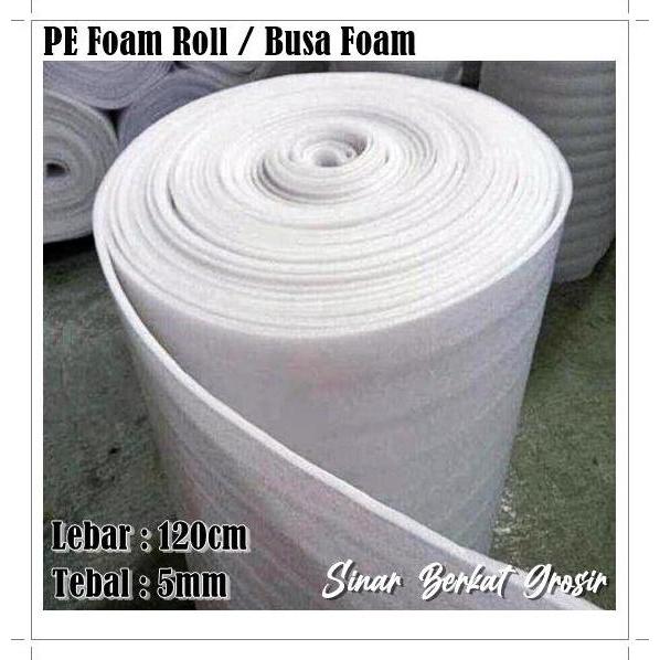 PE Foam Roll / Underlayer Foam / Busa Foam Lebar 120cm Tebal 5mm