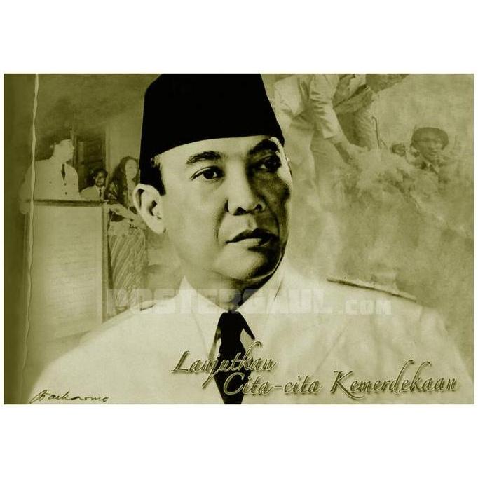 Poster PRESIDEN SOEKARNO #21 - Jumbo size 50 x 70 cm