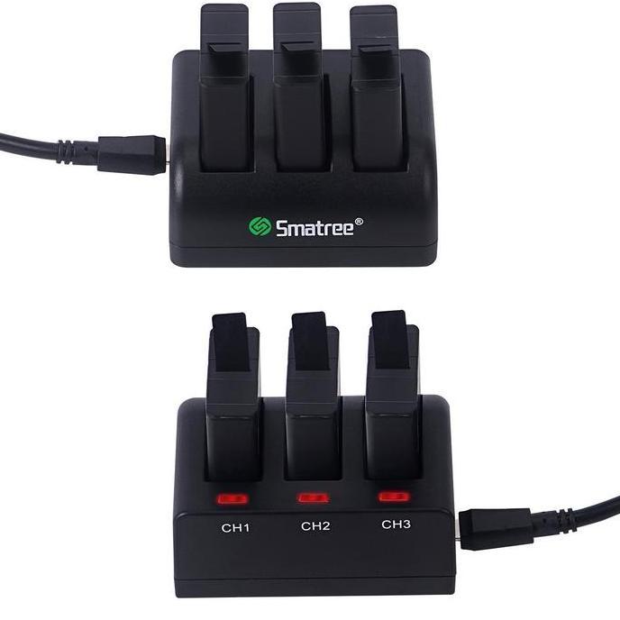 Smatree Battery & Charger for GoPro HERO 7 HERO 6 HERO 5 HERO 2018 HERO7 HERO6 HERO5 HERO2018 GOPRO 