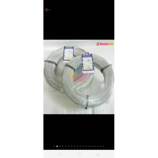 Bisa Cod Kawat Bonsai Aluminium Silver 1 Roll 1Mm-6Mm ><