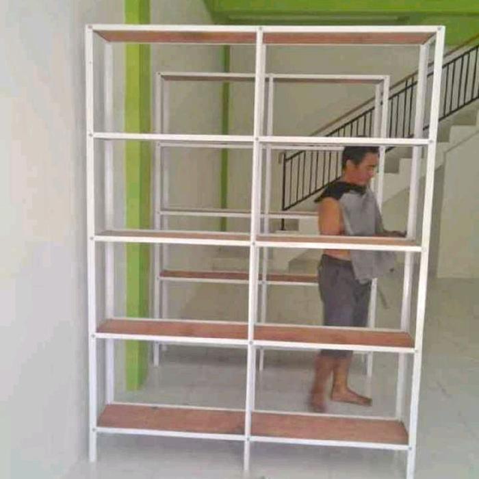 rak besi siku rak gudang rak toko rak sembako rak ciki Penyimpanan