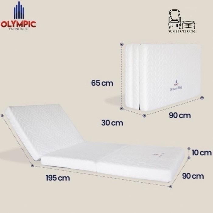 Olympic Kasur Lipat / Kasur Busa / Dream Bag/ Travel Bed Lipat Olympic