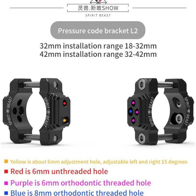 Spirit Beast Bracket Motor Tambahan Stang Crashbar