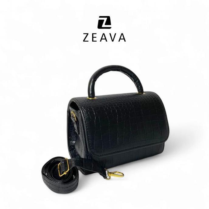 Kasora- Tas Sling Bag Andin Warna Warni - Tas Selempang Wanita /Tas Croco Dylan Allana Kulit Plastik