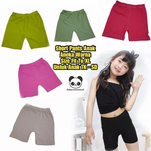 Celana Short Anak Perempuan dan Laki laki Daleman Sort Strit Pendek sot Fashion