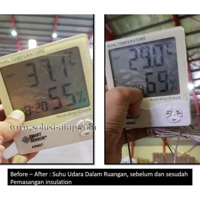 Peredam Panas Spandek - Peredam Panas Atap Rumah - Peredam Panas Seng