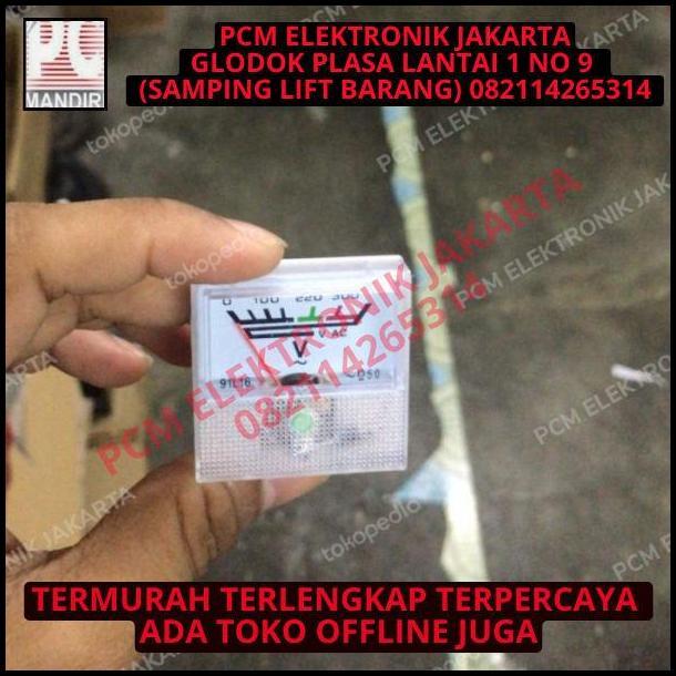 DISKON VOLT METER AC STABILISER STABILIZER PLN 220V 220 VOLT VAC ANALOG 