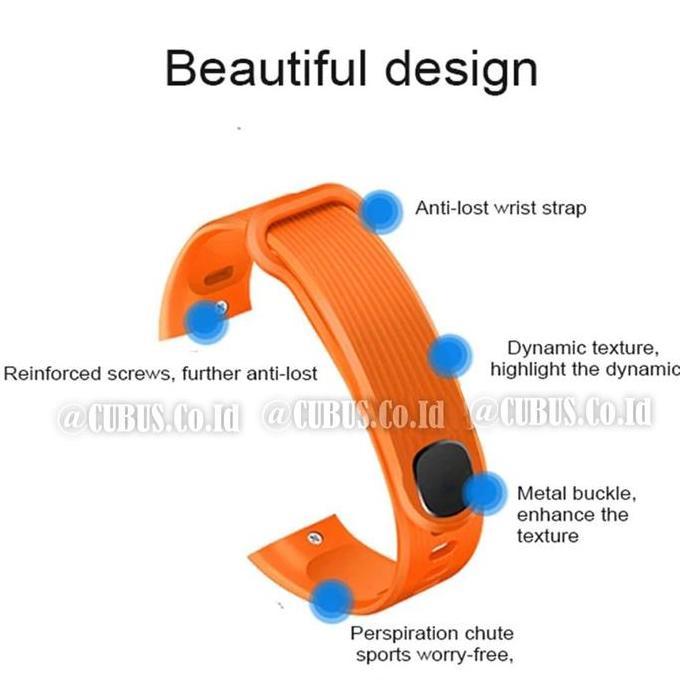 Silikon Strap/Tali jam tangan Rubber FOR HUAWEI HONOR BAND 3