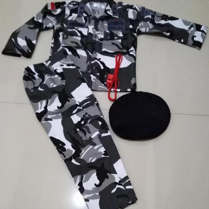 Loreng Tentara Nasional Indonesia Angkatan Laut - Baju TNI AL Anak