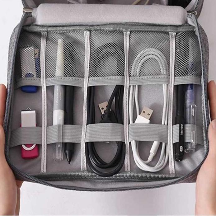 Ready Tas Gadget Travel Pouch Organizer Bag Tas Perkakas Elektronik