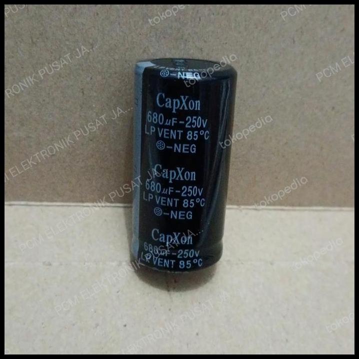 BEST DEAL 7834 KAPASITOR ELCO 680UF 680 UF 250V 250VOLT 250 VOLT CAPXON KOREA 