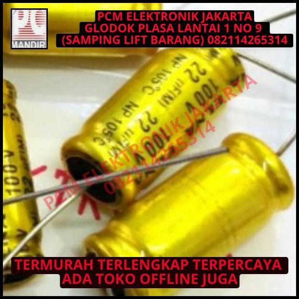 BEST DEAL KAPASITOR CAPACITOR ELCO NONPOLAR NON POLAR NP ELNA 47UF 100VOLT 