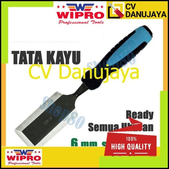 HOT DEAL PAHAT WIPRO PAHAT TATAH TATA KAYU WOOD CHISEL WIPRO CR-V 1 INCH 