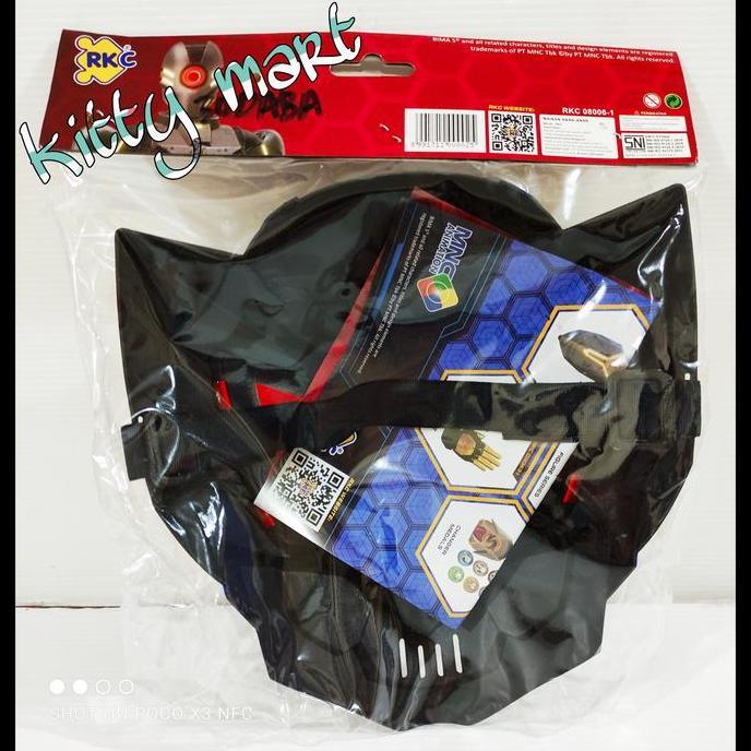 MAINAN ANAK TOPENG BIMA MASK WARRIOR BIMA PERISAI TAMENG S