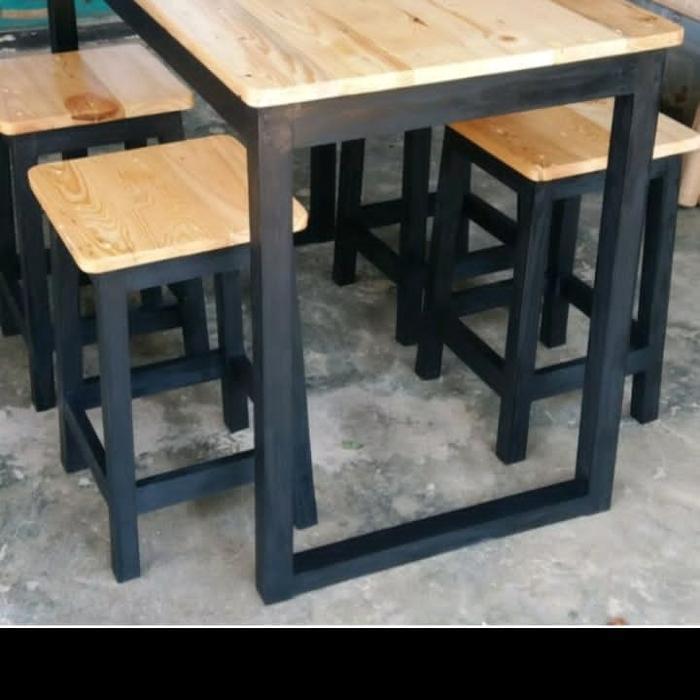 meja kursi set jati belanda