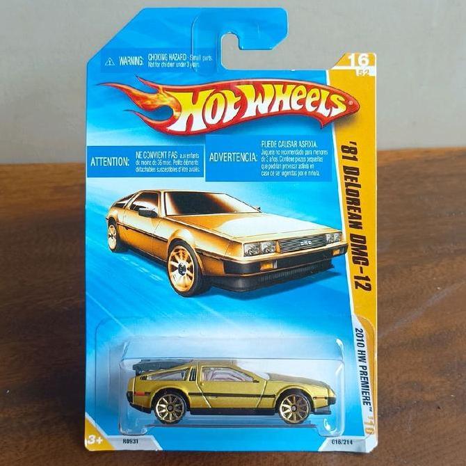 Hot wheels 81 Delorean DMC 12 GOLD