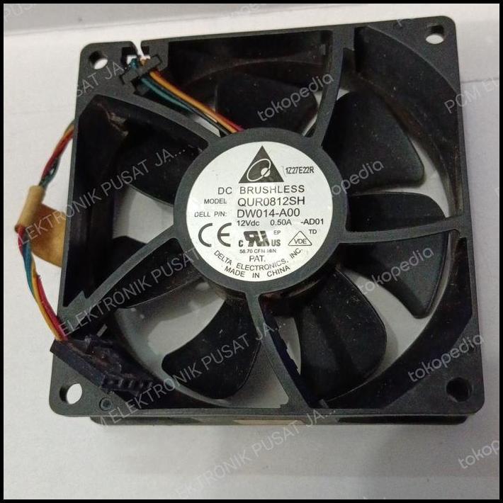 TERLARIS 2097 FAN KIPAS DELTA 12 VOLT 3PIN 3 PIN 8CM 8 CM 8X8 QUR8012SH 0.50A