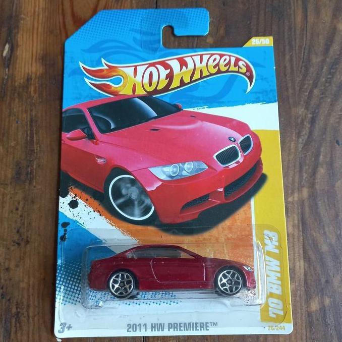 HOT WHEELS '10 BMW M3 MERAH DIECAST (s)