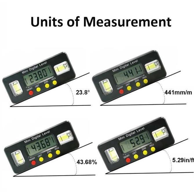Promo Alat Ukur Kemiringan Digital Level Angle Waterpass Inclinometer - Dl168